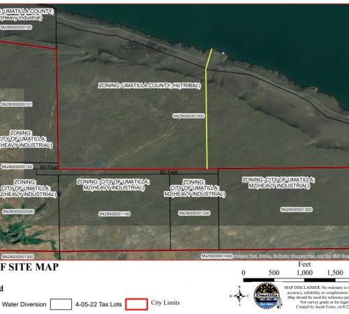 Columbia River POD Map