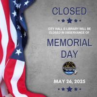Memorial Day Closure
