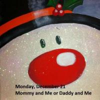 Sparkling Snowman. Mommy and Me/Daddy and Me paint night. December 21st. 
