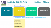 1.Visit BuildingPermits.Oregon.gov and click “Search,” next click the permit or record type that you are looking to make a paym