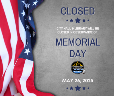 Memorial Day Closure