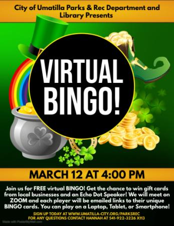 Virtual BINGO register online
